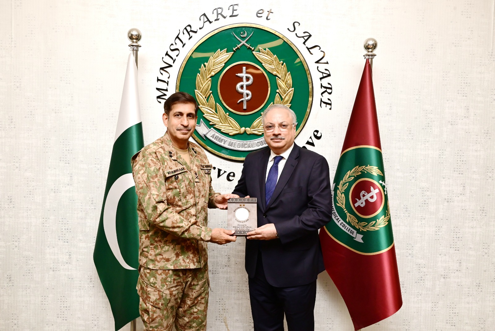 President PMDC Visit Army Medical College